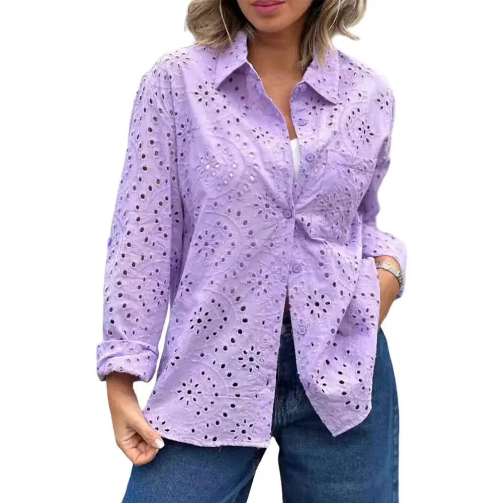 Camisa de Renda Feminina